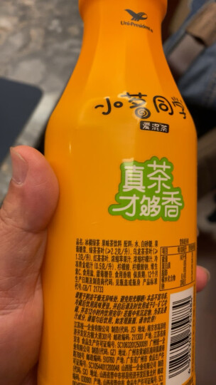 统一 小茗同学爱混茶冰橘绿茶480ml*15瓶整箱（新老包装随机发货） 晒单图