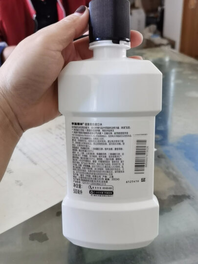 李施德林（Listerine）漱口水 冰蓝零度口气温和清新口气深层清洁 500ml 晒单图