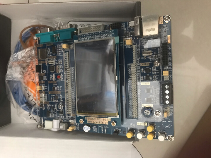 德飞莱 配彩屏STM32F407ZGT6开发板 ARM STM32学习板实验板 嵌入式 F4开发板（含屏）+ARM仿真器 GSM-GPRS模块 晒单图
