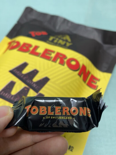 三角（Toblerone）瑞士黑巧克力含蜂蜜及巴旦木糖100g 休闲零食生日礼物女 晒单图