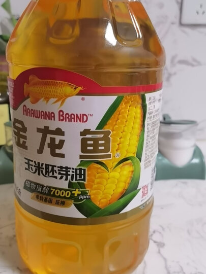 金龙鱼 食用油 非转基因 压榨一级玉米油4L（新老包装随机发货） 晒单图