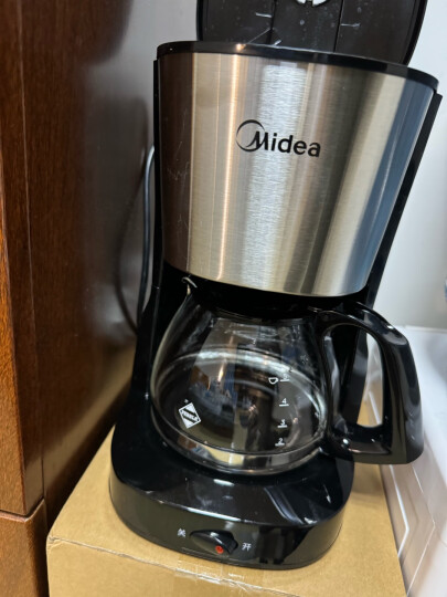 美的（Midea）咖啡机 家用滴漏美式 单杯款 MINI迷你咖啡壶/泡茶壶 KFD203 晒单图