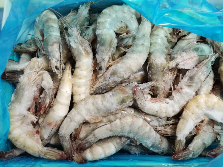 禧美海产  厄瓜多尔白虾1kg/盒 50-60只(大号)盐冻大虾 烧烤 生鲜 海鲜 晒单图