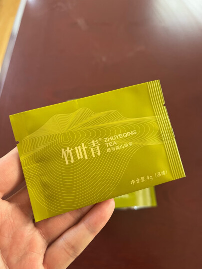 竹叶青绿茶品味 峨眉山茶特级100g 2024明前茶袋装茶叶自己喝1095 晒单图