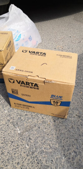 瓦尔塔（VARTA）汽车电瓶蓄电池蓝标6-QW-60(580)大众帕萨特途观朗逸别克上门安装 晒单图