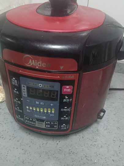 美的（Midea）智能电压力锅5L家用多功能 易清洁双胆 浓香收汁 七段调压 一键排气 高压锅WQC50A5（3-6人食用） 晒单图