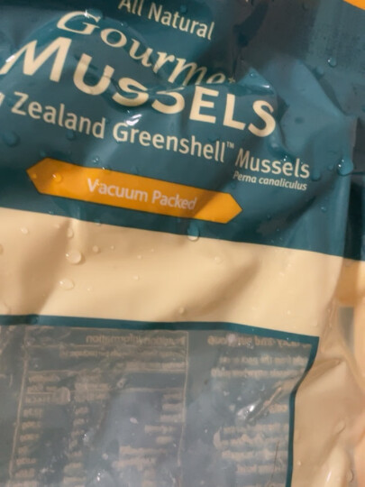 海鲜世家 新西兰熟冻原汁全壳青口贝1kg 21-26只/袋 原装进口 生鲜 晒单图