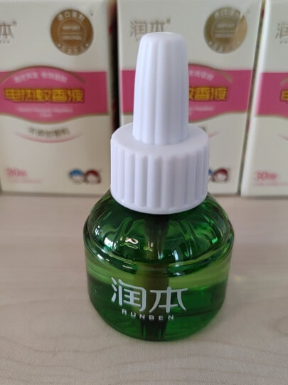 润本（RUNBEN）驱蚊液蚊香液电蚊香150晚大容量45ml×5瓶补充装无香型-不含加热器 晒单图