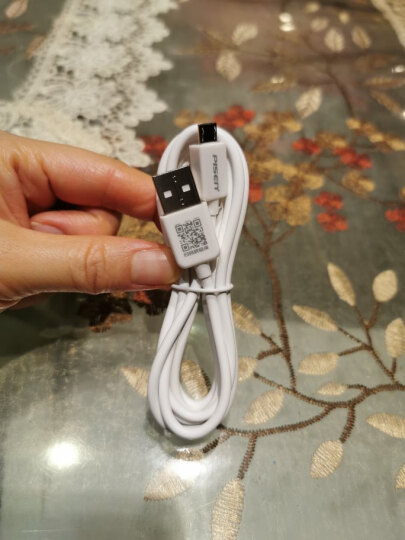 品胜（PISEN）安卓数据线 3米 Micro USB手机充电线 适用于华为/小米/vivo//oppo/荣耀/红米/魅族 白色 晒单图