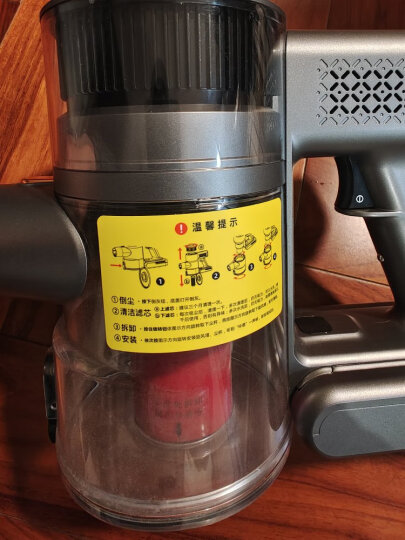 德尔玛（Deerma）DX128C 吸尘器家用手持立式二合一吸尘器强劲吸力  宠物毛发 晒单图
