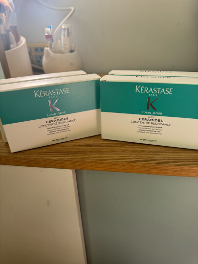 卡诗（KERASTASE）活力胶结物精华液 强韧急救发芯修护脆弱滋养染烫受损强化 精粹液 顺柔精华液 12ml*1【滋养顺柔】 晒单图