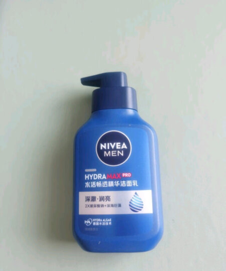 妮维雅（NIVEA）男士温和清洁保湿控油洗面奶 控油抗痘洁面泥100g 晒单图