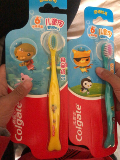 高露洁（Colgate）儿童牙刷 幼儿牙刷 宝宝牙刷 细毛软毛 2-3-4-5岁（款式随机发） 晒单图