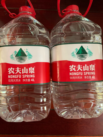 农夫山泉 饮用水 饮用天然水 透明装4L*6桶 整箱装 桶装水 晒单图