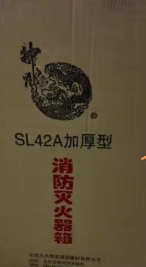 神龙灭火器箱加厚型可放置2/3/4公斤干粉2/3L水基型灭火器两具SL42A型 晒单图