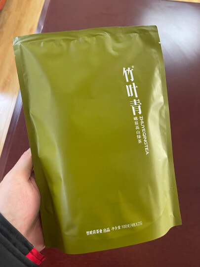 竹叶青绿茶品味 峨眉山茶特级100g 2024明前茶袋装茶叶自己喝1095 晒单图