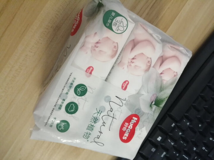 好奇(Huggies)天然植物小森林湿巾80抽6包超厚倍柔铂金装增厚婴童手口可用 晒单图