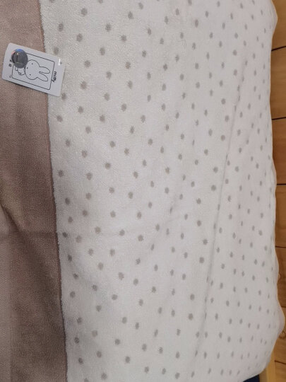 金号家纺 纯棉卡通枕巾 柔软透气单人枕头巾 一对2条装 棕色 52*80cm 晒单图