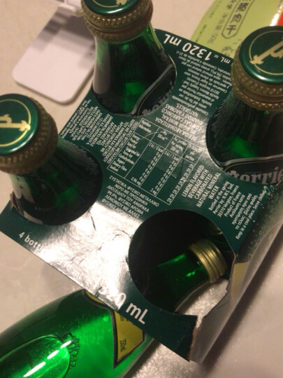 Perrier巴黎水（Perrier）法国原装进口气泡矿泉水 柠檬味 330ml*24瓶  晒单图