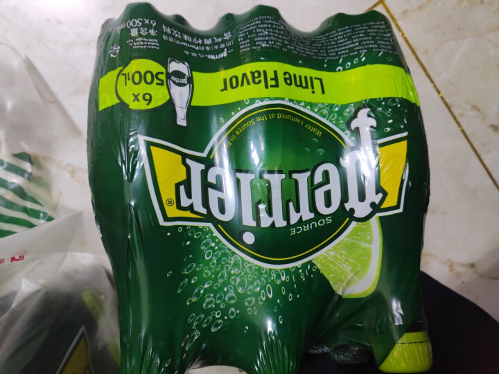 Perrier巴黎水（Perrier）法国原装进口 气泡矿泉水 青柠味500ml*24瓶  晒单图