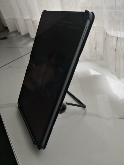毕亚兹 金属平板电脑支架 黑色 桌面 懒人可调节 多功能视频直播架子 适用于平板电脑 通用 B4-小号 晒单图