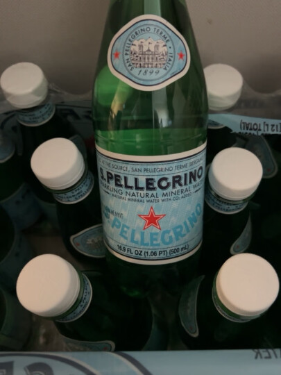 圣培露（S.Pellegrino） 意大利原装进口含气天然矿泉水 玻璃瓶装 750mlx12瓶 晒单图