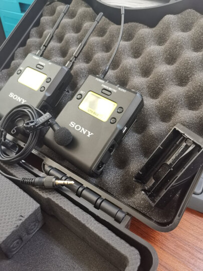索尼（SONY） 索尼小蜜蜂无线话筒uwp-d11升级款uwp-d21领夹式麦克风 单独麦克风套件（含防风罩+夹子） 晒单图