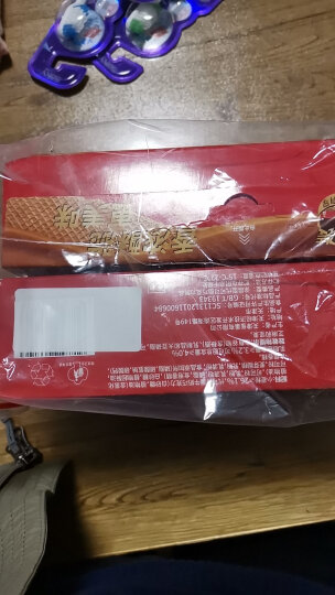 雀巢（Nestle）脆脆鲨 休闲零食 威化饼干礼包64条1280g（内含巧克力24+8x1+花生24+8x1） 晒单图