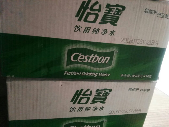 怡宝 饮用水 纯净水350ml*24瓶 整箱装 晒单图