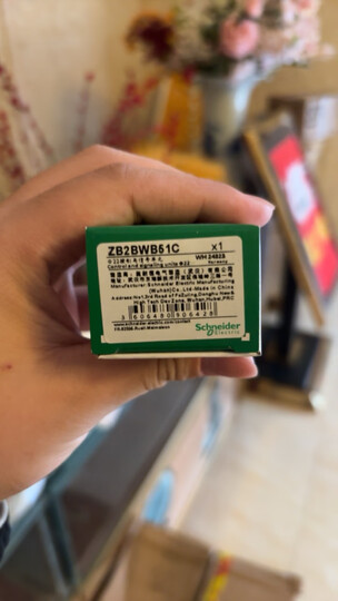 施耐德按钮开关 XB2B 白色 金属 按钮 XB2BW31B1C LED型平头按钮 晒单图