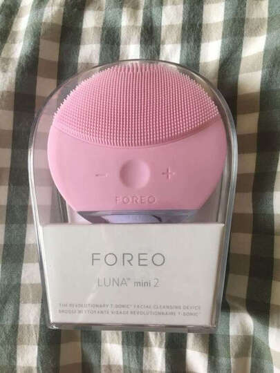 斐珞尔(FOREO)洁面仪 洗脸仪 美容仪 硅胶电动 露娜迷你2代 LUNA mini2 粉红色 礼物推荐 晒单图
