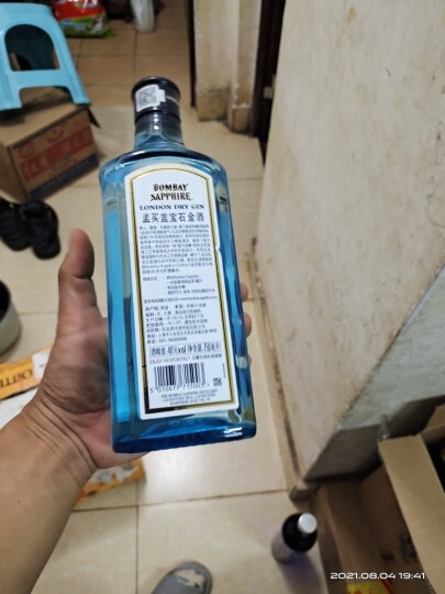 孟买蓝宝石(Bombay)  洋酒 英国 杜松子酒 蓝宝石金酒750ml 调酒必备 晒单图