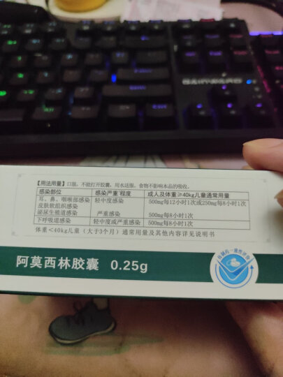 [石药] 阿莫西林胶囊0.25g*50粒/盒 晒单图