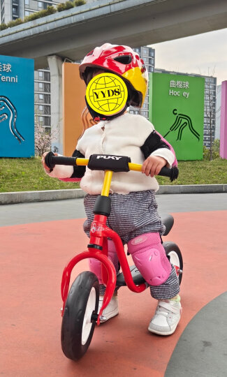 PUKY德国儿童平衡车无脚踏自行车小孩滑步车原装进口宝宝单车1-2-4岁入门级平衡车LRM系列 红黄1700 晒单图