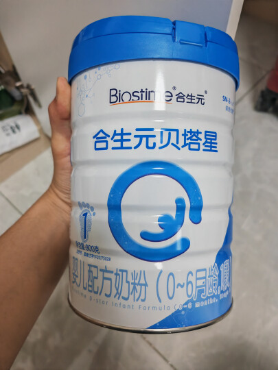 合生元（BIOSTIME）贝塔星 较大婴儿配方奶粉 2段(6-12个月) 法国原装原罐进口 900克 晒单图