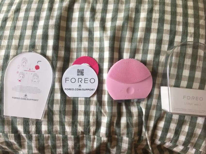斐珞尔(FOREO)洁面仪 洗脸仪 美容仪 硅胶电动 露娜迷你2代 LUNA mini2 粉红色 礼物推荐 晒单图