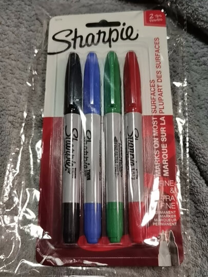 锐意（Sharpie）细头马克笔油性防水防褪色速干耐用记号笔商务办公标记美国原装进口红色单支装 晒单图