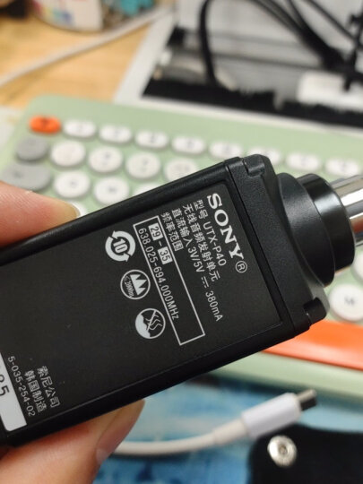索尼（SONY） UWP-D21领夹式无线麦克风 （小蜜蜂） 无线话筒 3.5对3.5音频线 晒单图