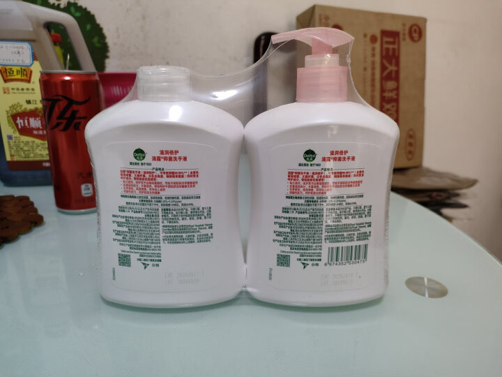 滴露（Dettol）健康抑菌洗手液滋润倍护500g 消毒抑菌99.99% 儿童适用不含酒精 晒单图