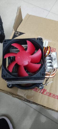 超频三（PCCOOLER）红海MINI CPU散热器（多平台/2热管/红海迷你/8cm风扇/附带硅脂） 晒单图