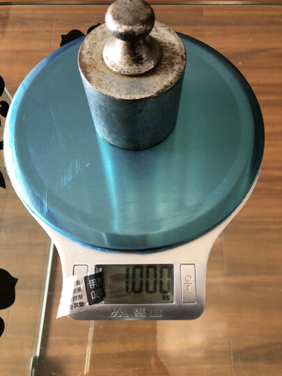 香山电子秤厨房秤 克称食物烘焙秤称菜茶叶 不锈钢大秤面 0.1g高精度 晒单图