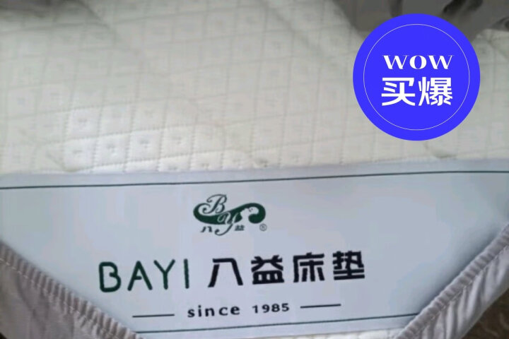 八益（BAYI）床垫 天然3D椰棕乳胶床垫硬棕垫薄款1.5m1.8米可定做榻榻米折叠床垫 亲肤棉织面料+斯里兰卡进口厚椰棕(棕芯5CM) 1200x1900mm 晒单图