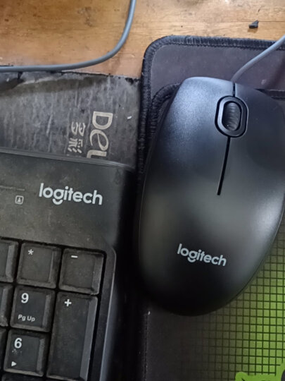 罗技（Logitech）M90 有线鼠标 即插即用 舒适可靠  黑色 晒单图