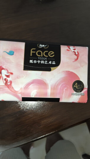 洁柔抽纸 粉Face柔韧3层135抽面巾纸*3包 大规格 治愈系百花香氛  晒单图