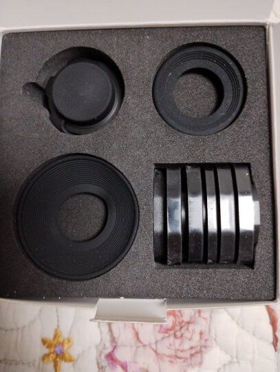 qeento 目镜放大器f适用于尼康D850 D810 D750 D800 D500 D7500相机 取景放大镜器 接目镜 取景器 橡胶 眼罩环形  尼康D850 D810 D800相机 晒单图