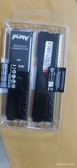 金士顿 (Kingston) 8GB DDR4 2400 台式机内存条 骇客神条 Fury雷电系列 晒单图