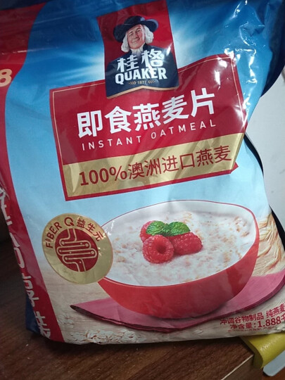 桂格（QUAKER）紫薯高纤燕麦片540g（27g*20袋） 早餐搭配 醇香系列 晒单图