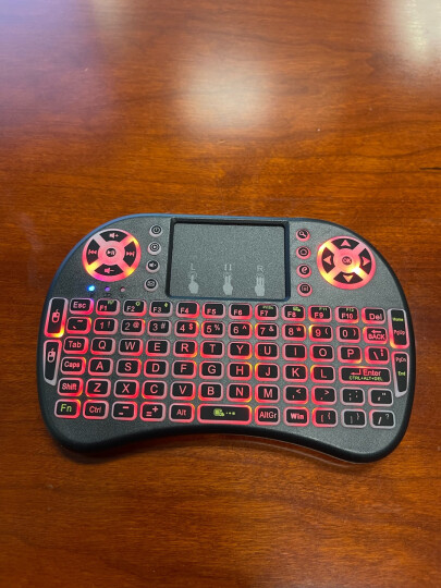 iPazzPort 2.4G无线蓝牙键盘鼠标套装 空中飞鼠 背光多媒体键盘鼠标 游戏手柄遥控器 锂电无线三色背光 晒单图
