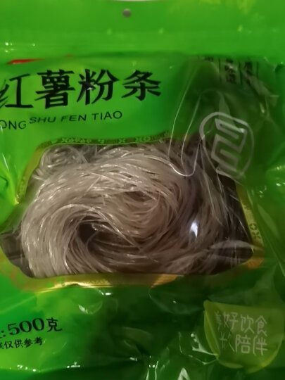 富昌 红薯粉条 宽粉300g 酸辣粉 方便速食 火锅凉拌粉丝南北干货 晒单图