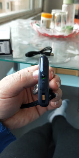 缤特力(Plantronics)Voyager 5200 商务单耳蓝牙耳机 通用型 耳挂式 黑色 晒单图
